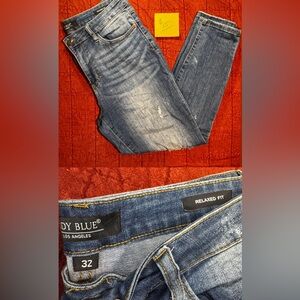 Judy Blue Straight Leg Jeans - Dark Blue